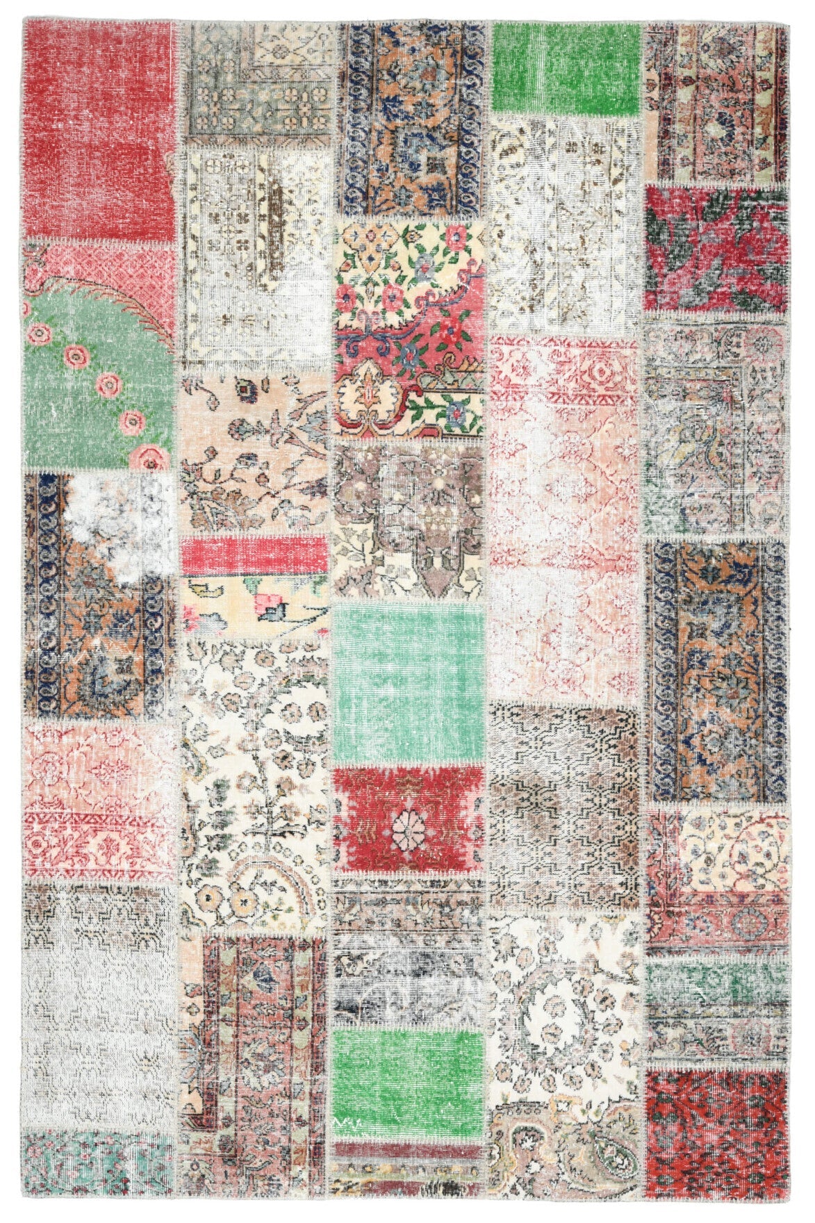 Pachwork Vintage Area Rug from 1980&prime;s