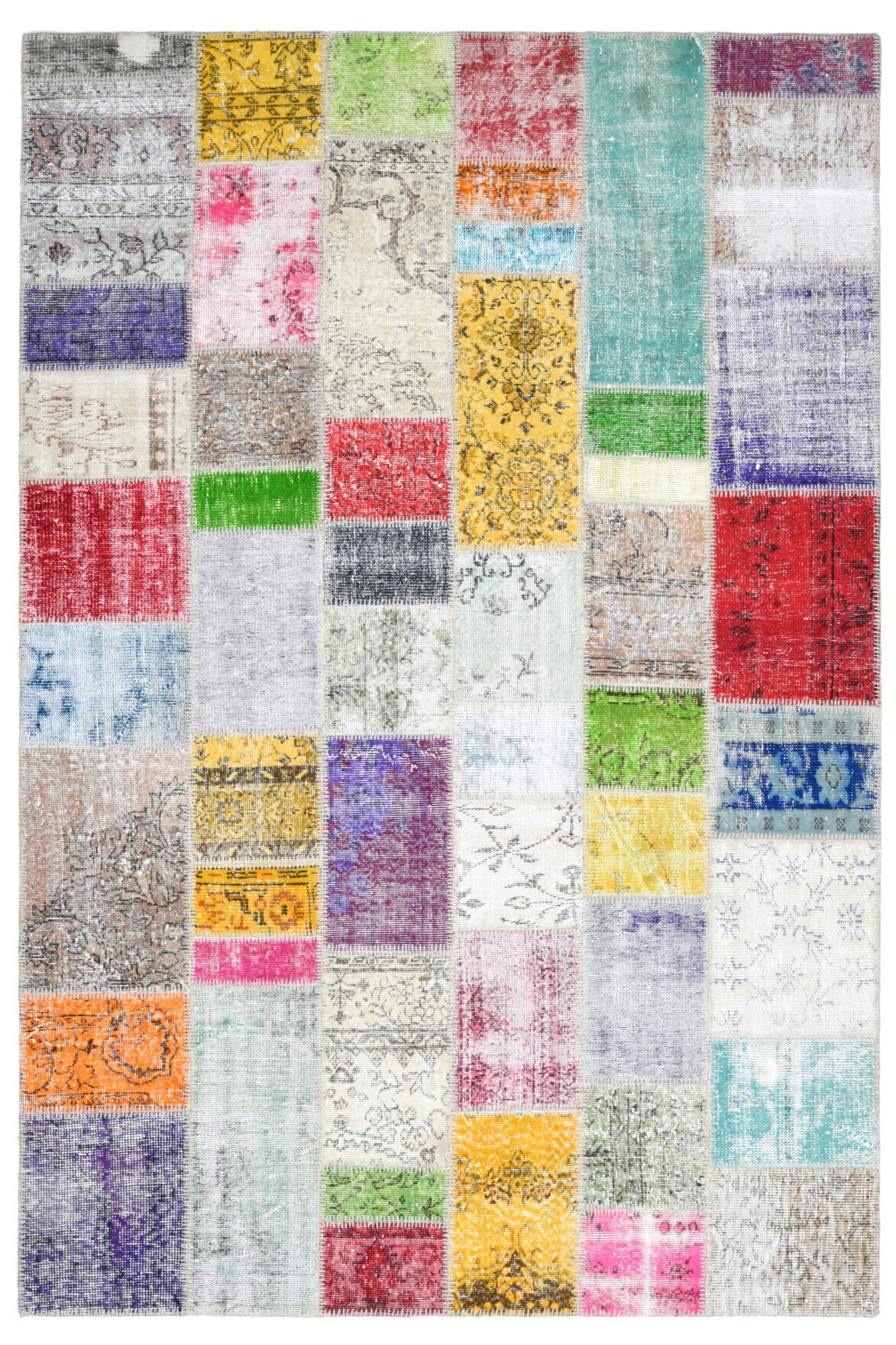 Handmade Vintage Patchwork Area Rug