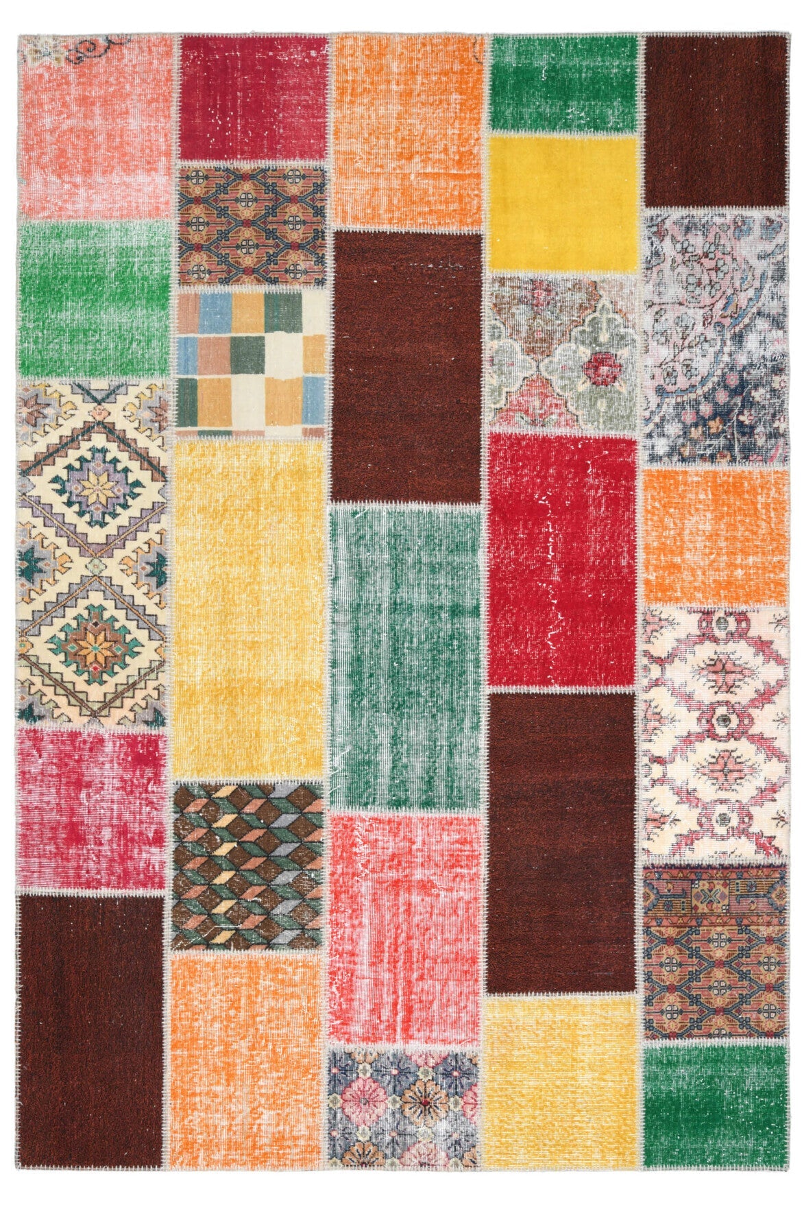 Handmade Vintage Patchwork Rug