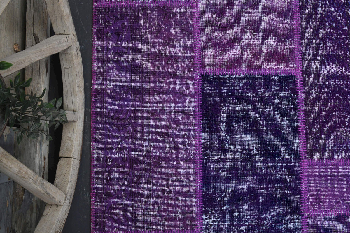 Handmade Vintage Area Patchwork Rug