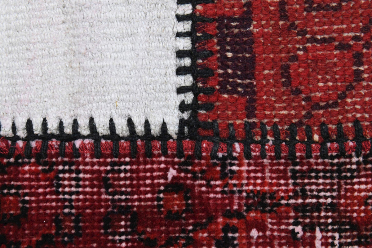 El yapımı vintage halı 170x254 cm oryantal desenli yün - farklı açıdan görünüm