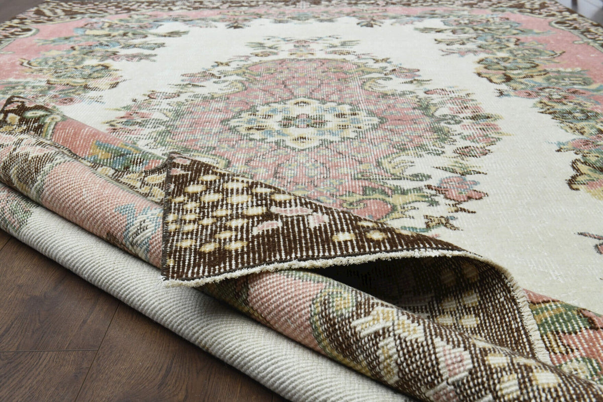 Handmade Vintage Area Anatolian Rug