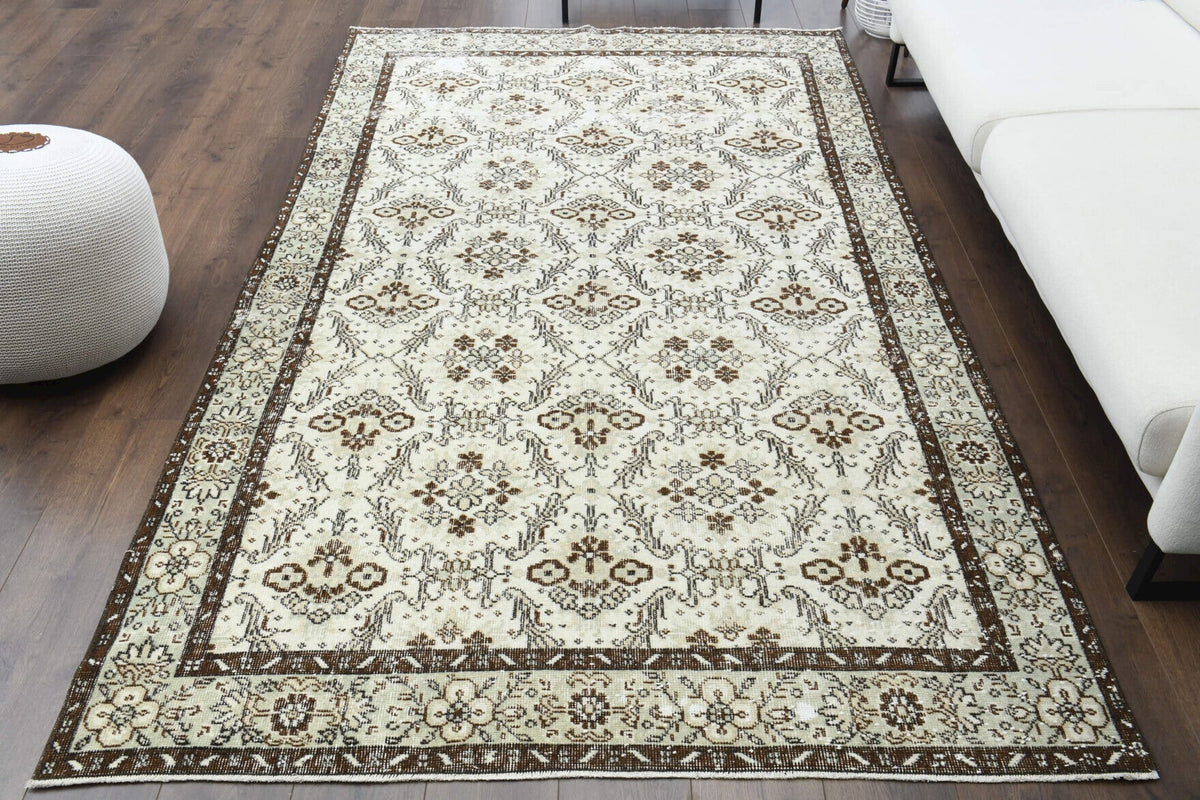 Handmade Vintage Area Hereke Rug