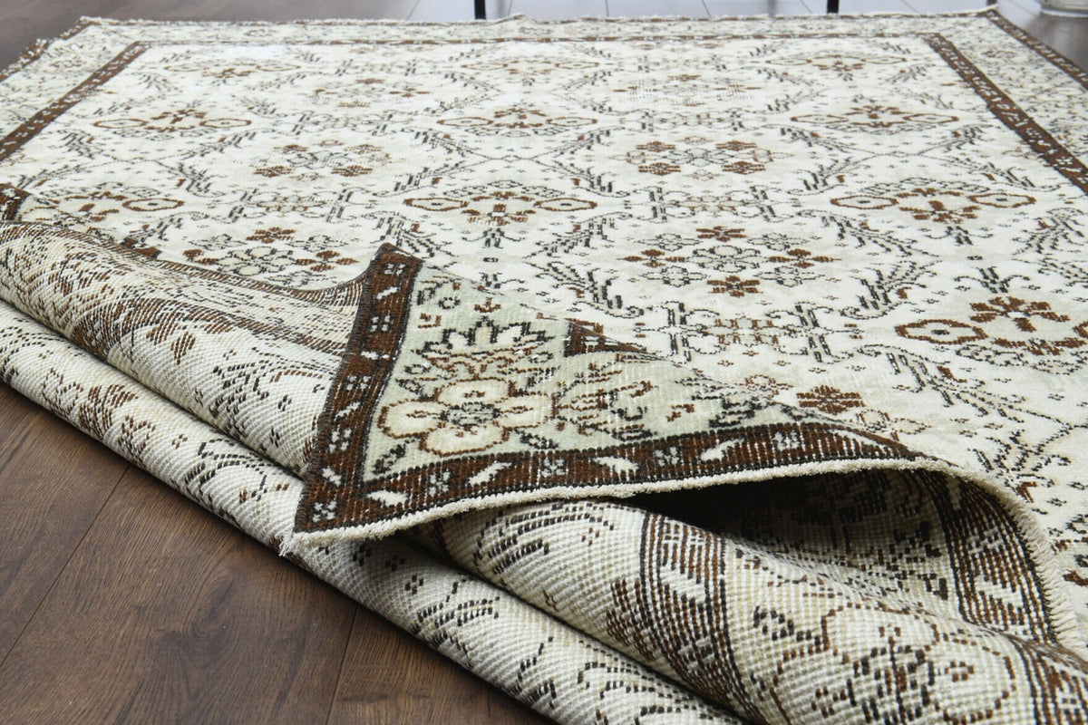 Handmade Vintage Area Hereke Rug