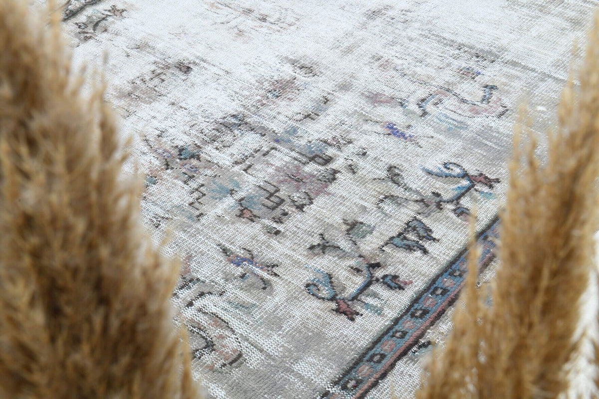 Handmade Antique Oushak Area Rug