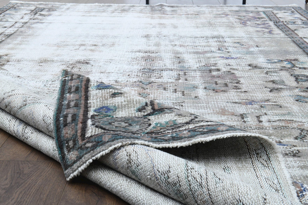 Handmade Antique Oushak Area Rug