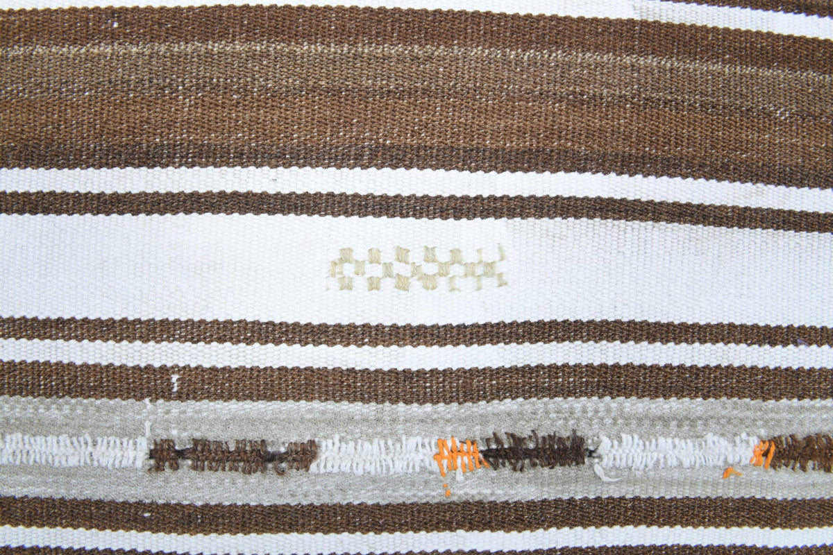 Handmade Vintage Flatweave Rug