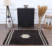 1960'lardan Anadolu kökenli düz zeminli el dokuma vintage kilim, 118x170 cm
