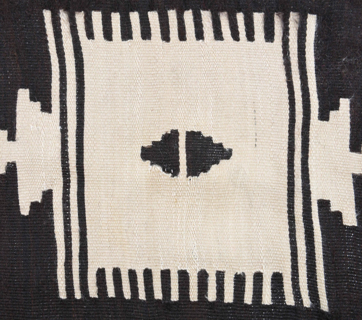 Handmade Vintage Flatweave Rug