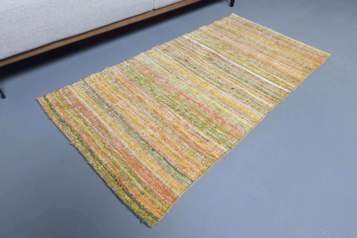 Handmade Vintage Oushak Rug