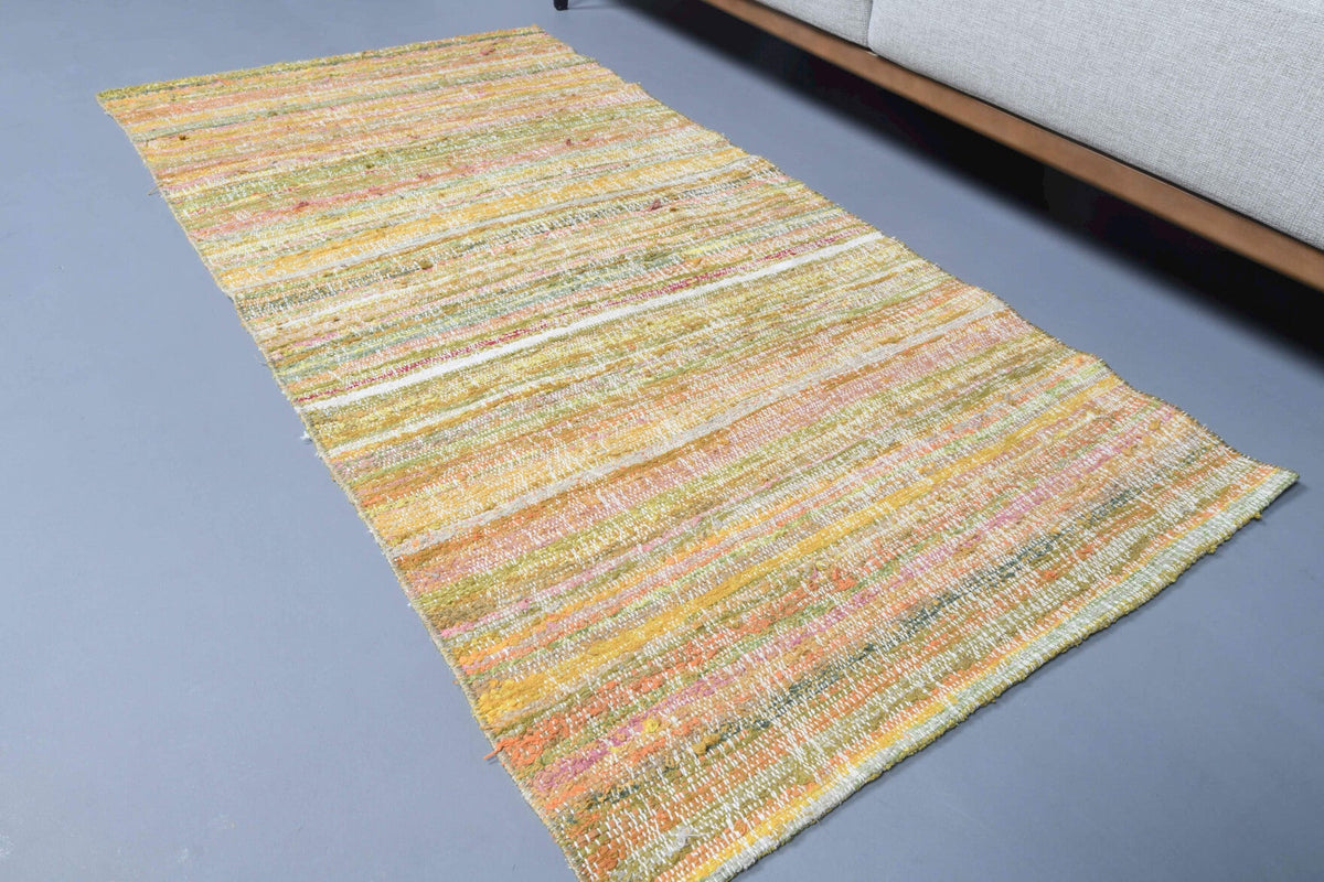 Handmade Vintage Oushak Rug