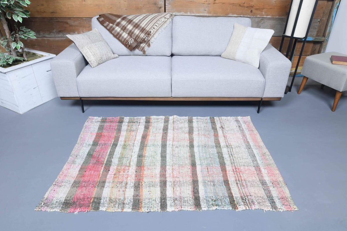 Flatweave Accent Vintage Rug