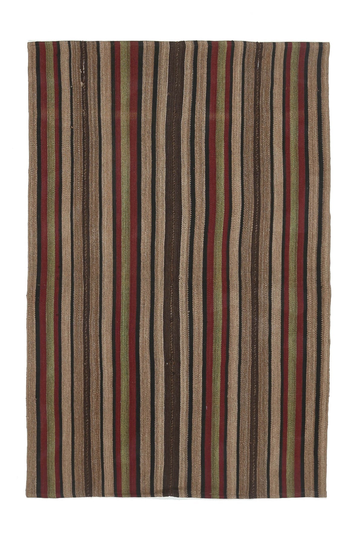 Striped Kilim Handmade Vintage Rug