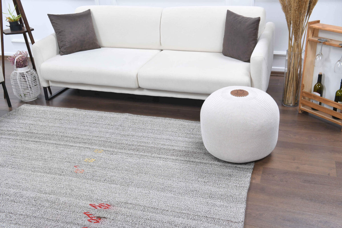 Flatweave Handmade Vintage Rug