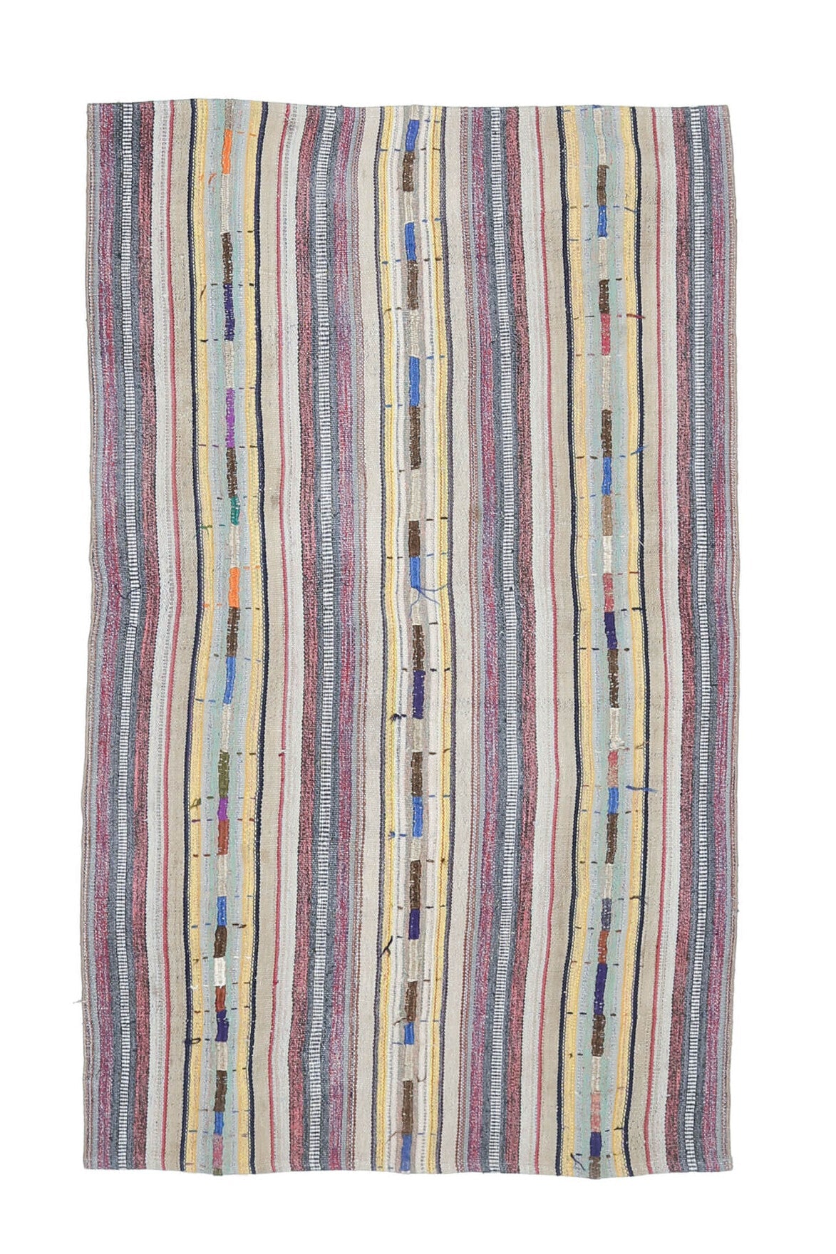 Colorful Handmade Vintage Kilim Rug
