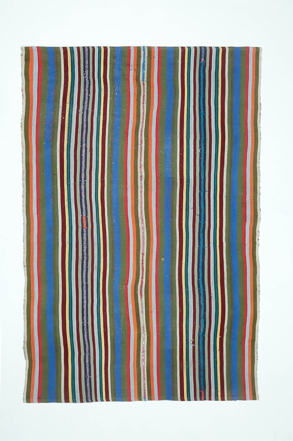 Pastel Colored Kilim Vintage Rug