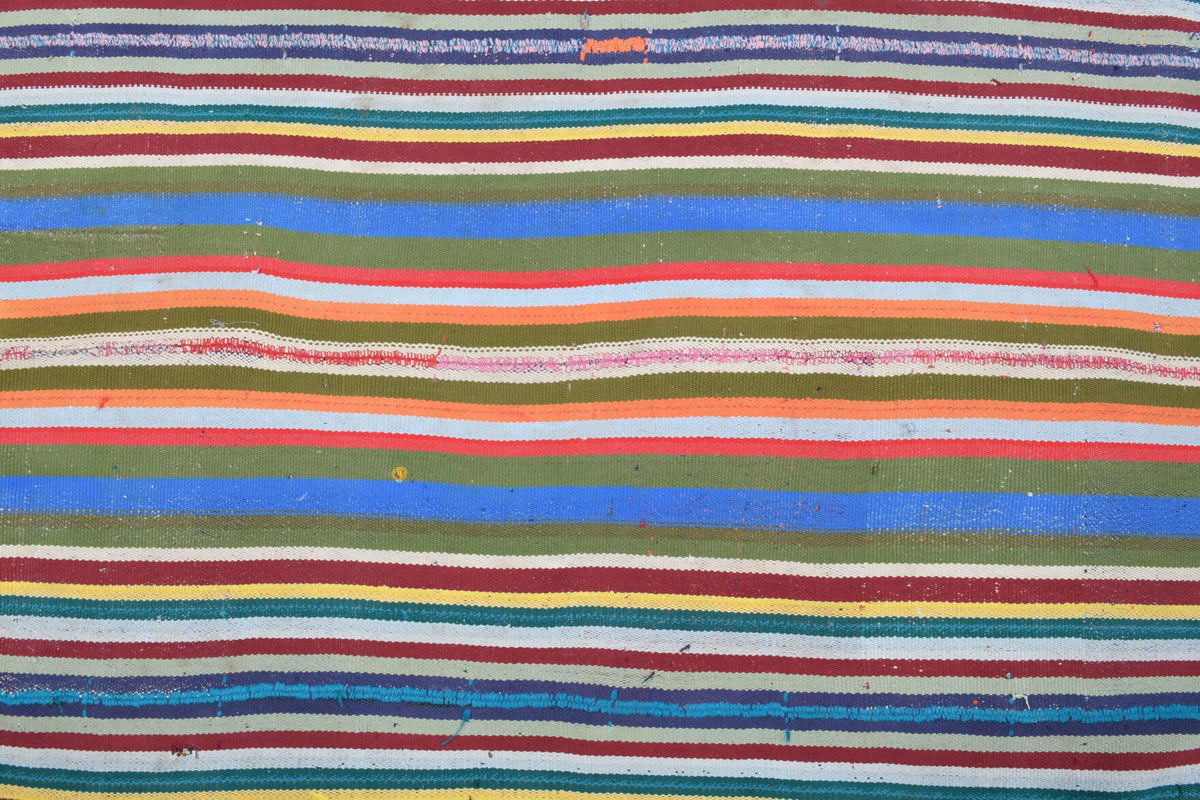 Pastel Colored Kilim Vintage Rug