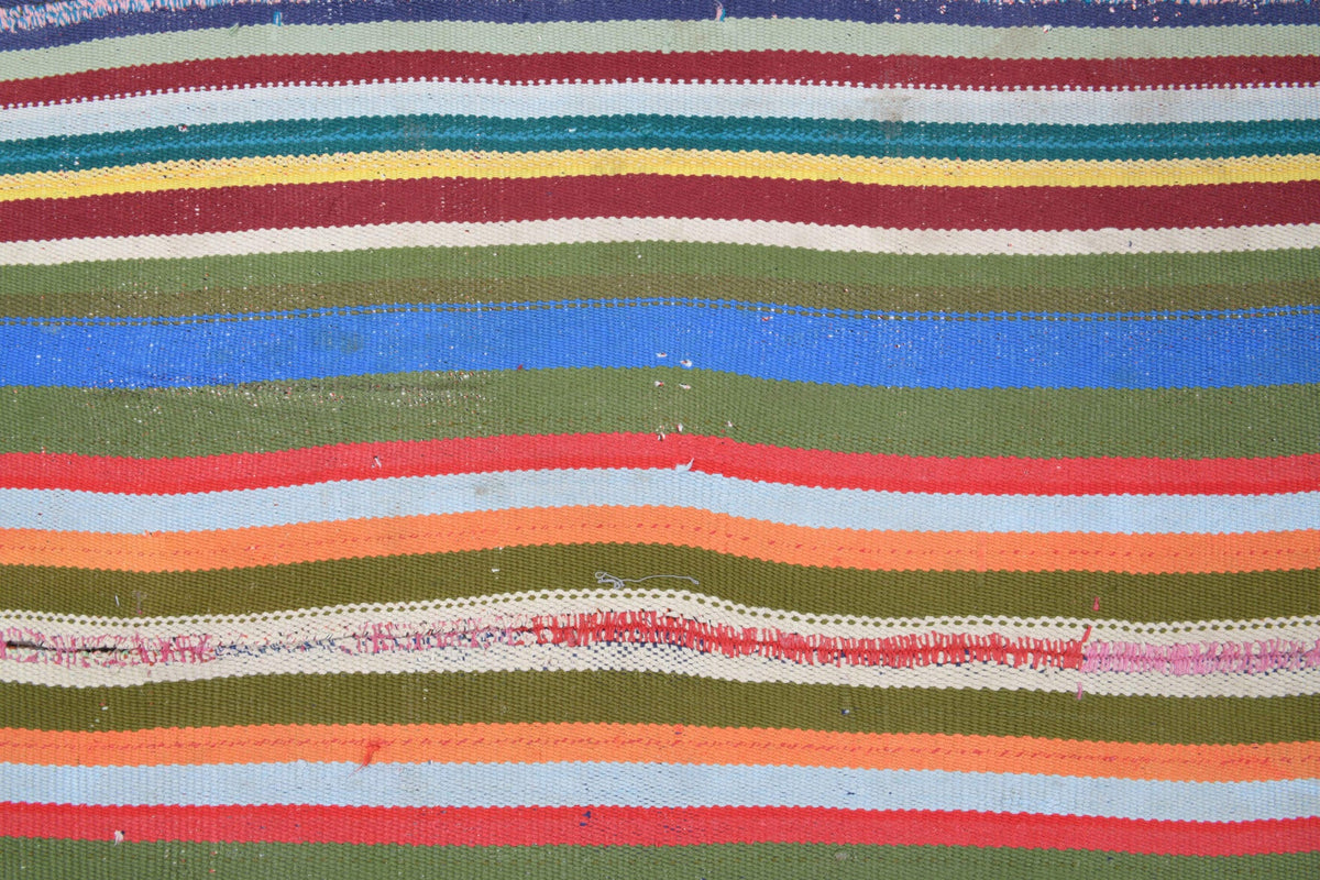 Pastel Colored Kilim Vintage Rug
