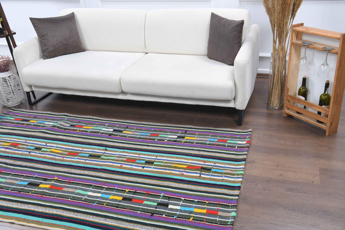 Handmade Vintage Kilim Rug