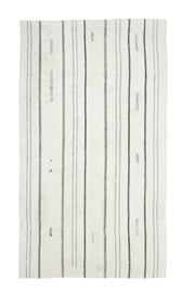 White Kilim Handmade Vintage Rug