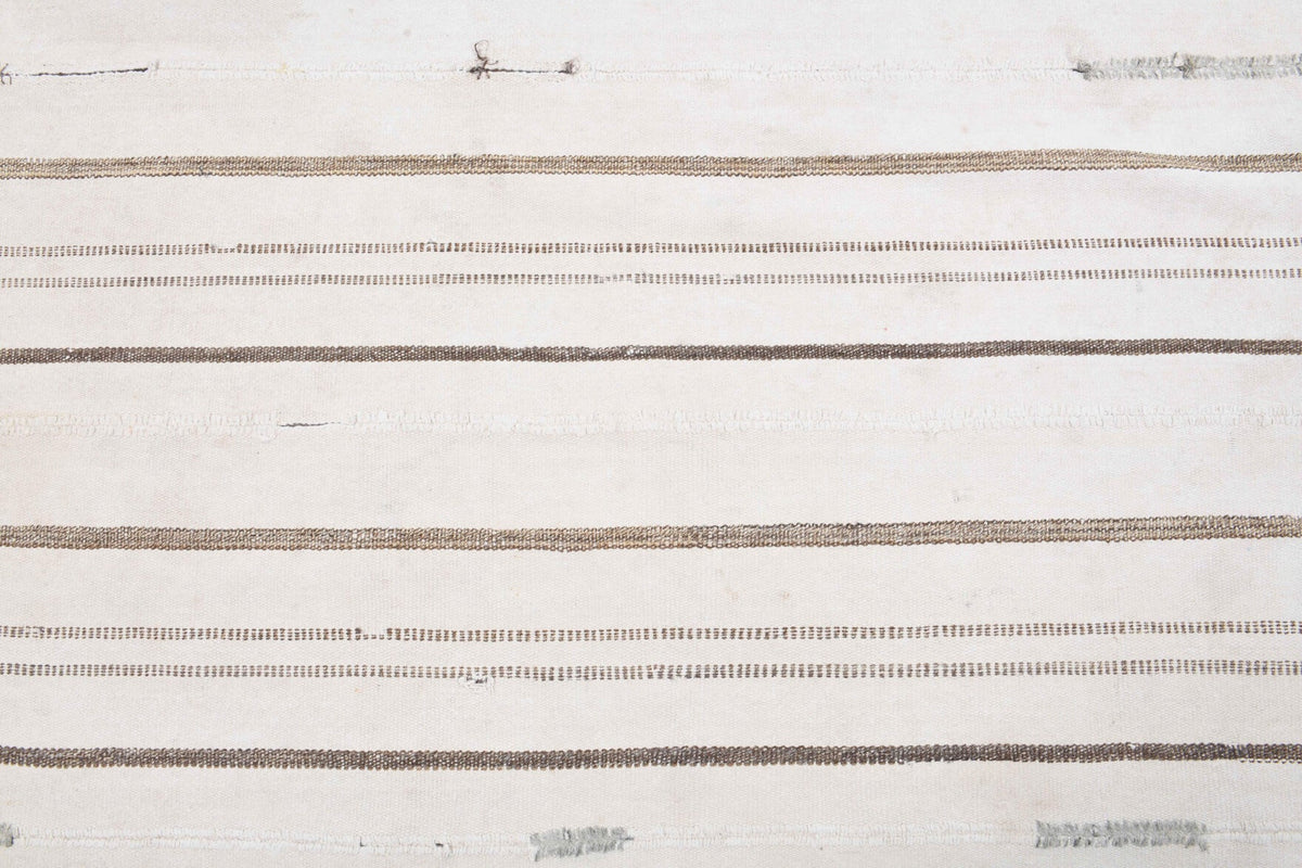 White Kilim Handmade Vintage Rug