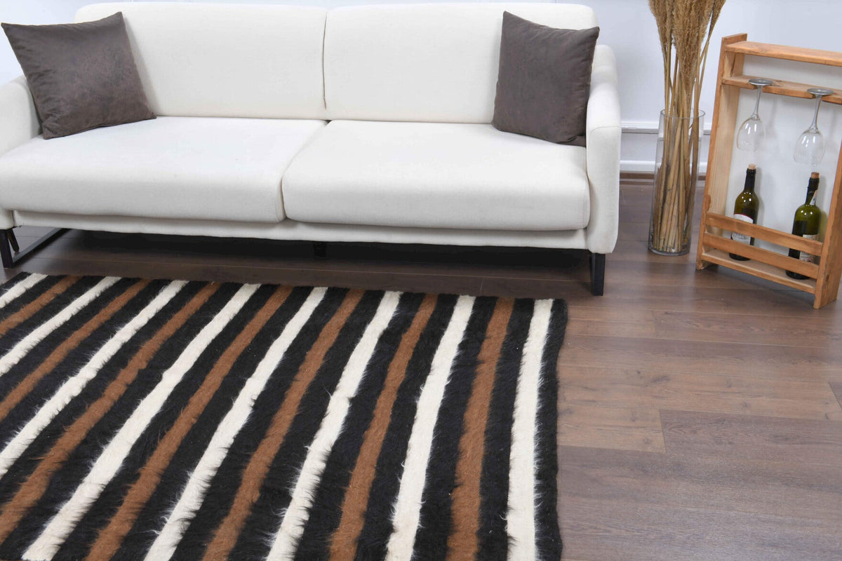 Flatweave Handmade Vintage Rug