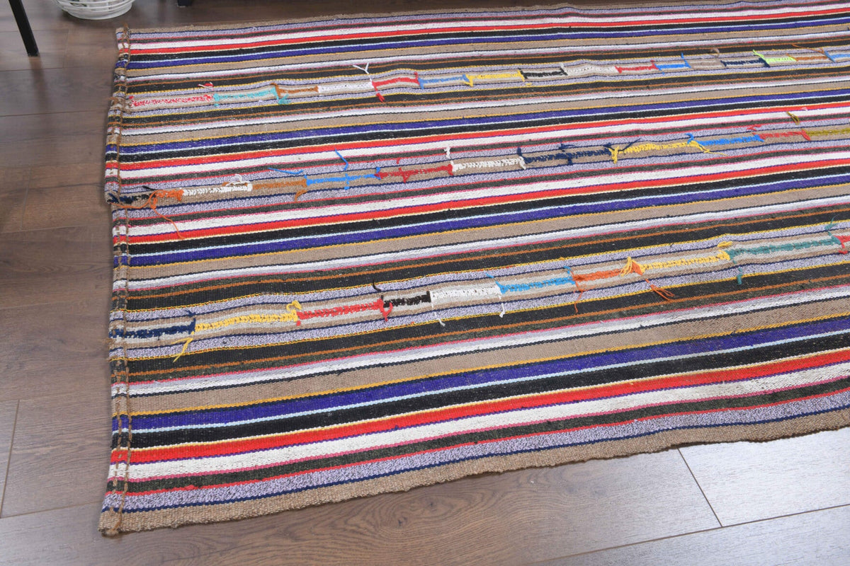 Colorful Handmade Vintage Kilim Rug