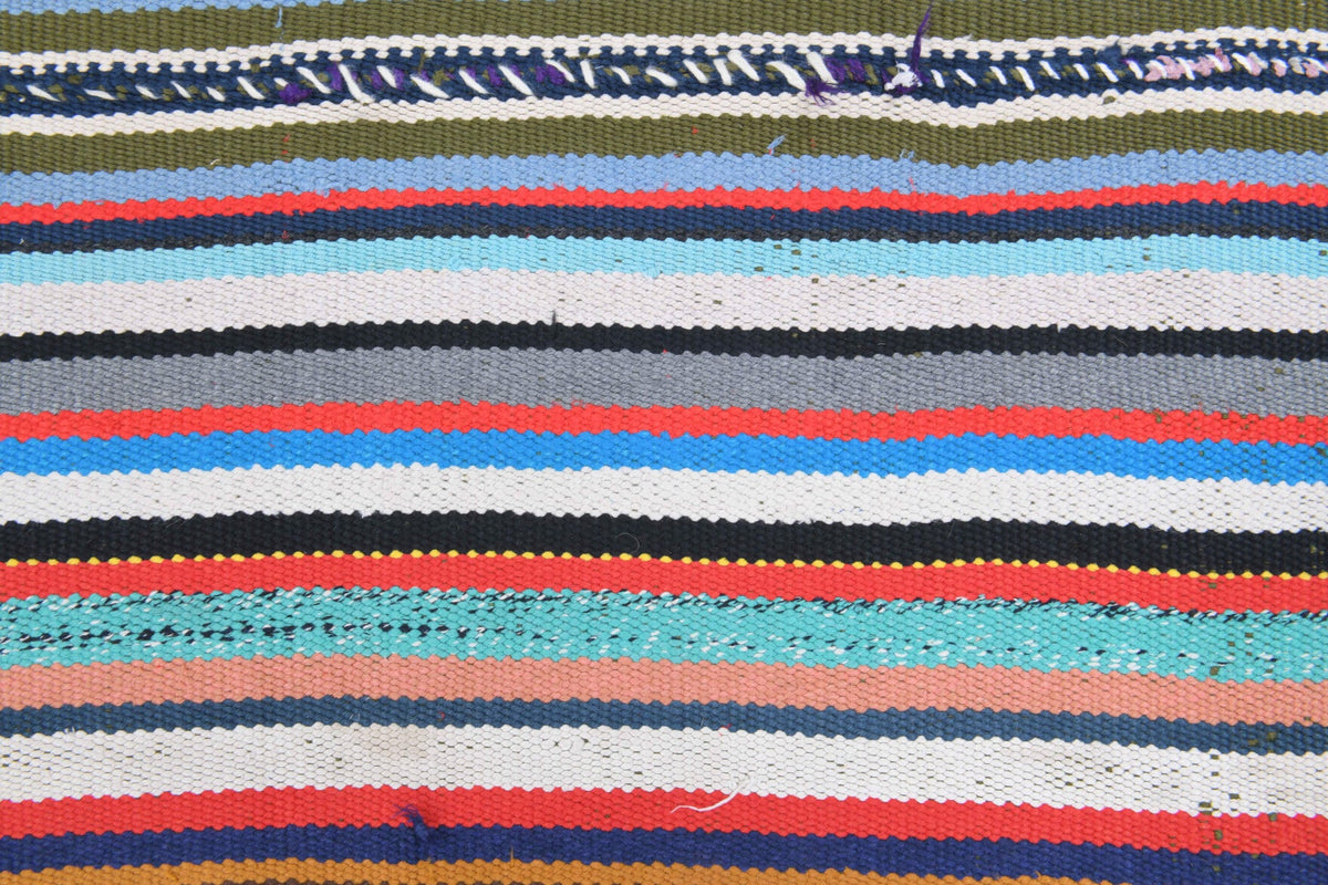 Colorful Handmade Vintage Rug