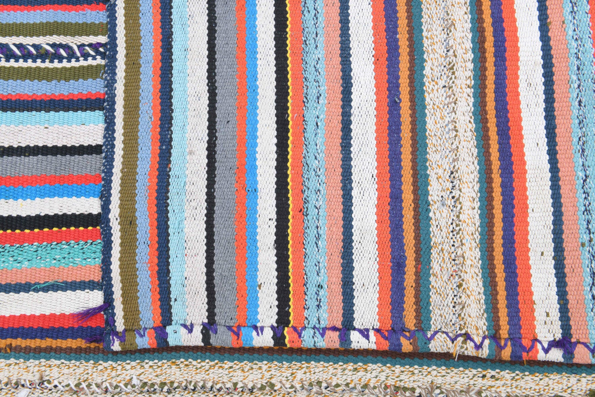 Colorful Handmade Vintage Rug