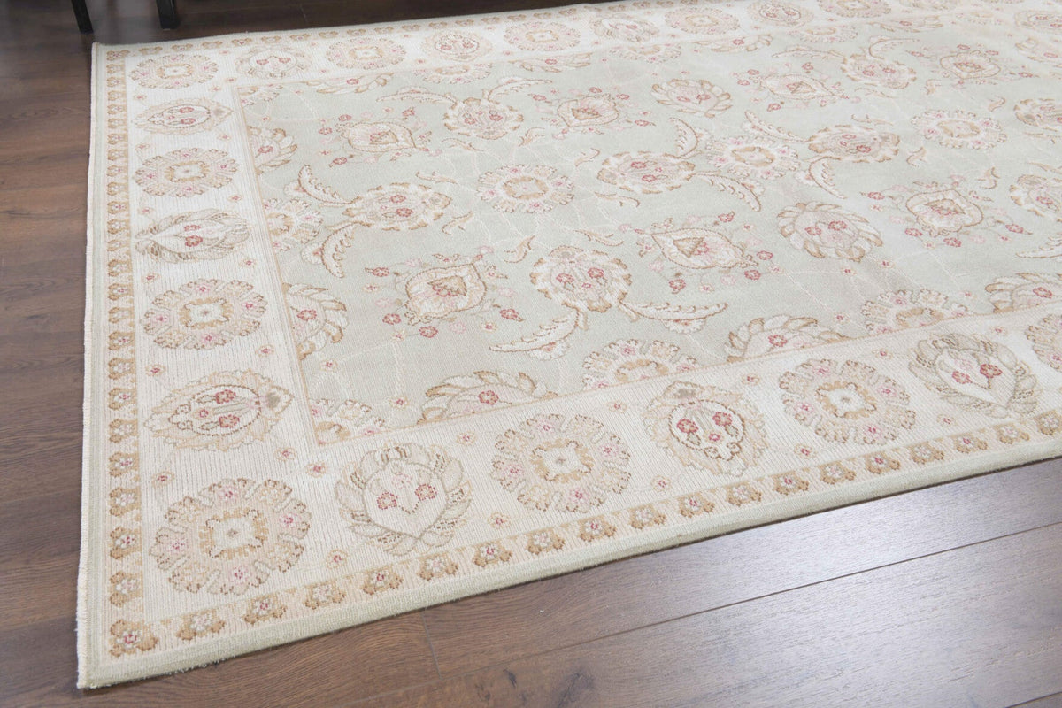 Bohemian Neutral Handmade Vintage Rug