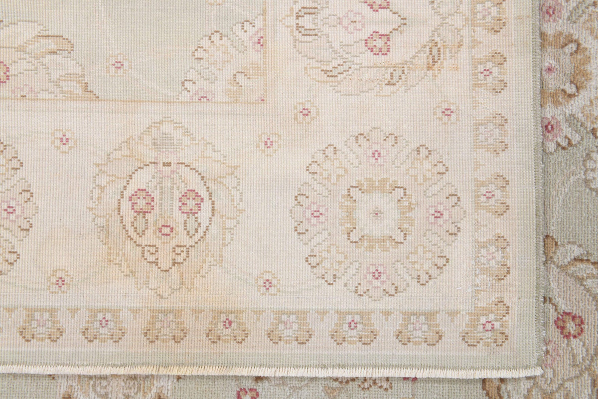 Bohemian Neutral Handmade Vintage Rug