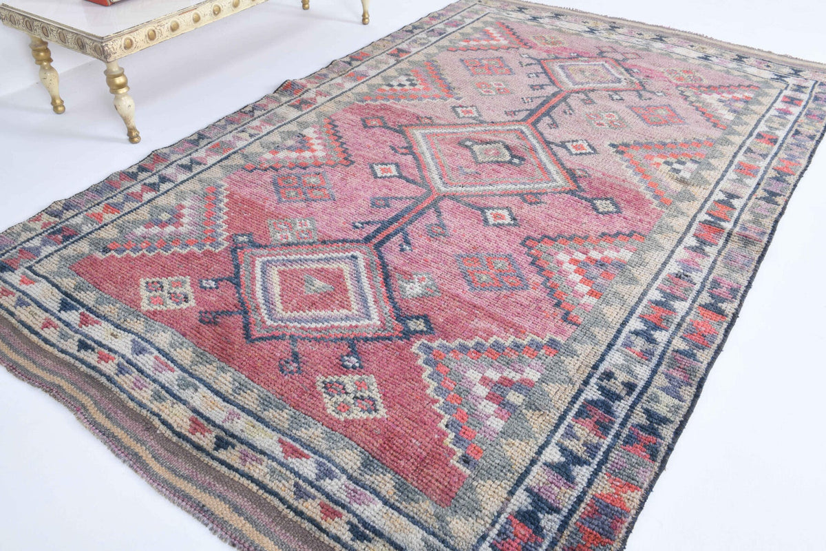 Handmade Milas Vintage Rug