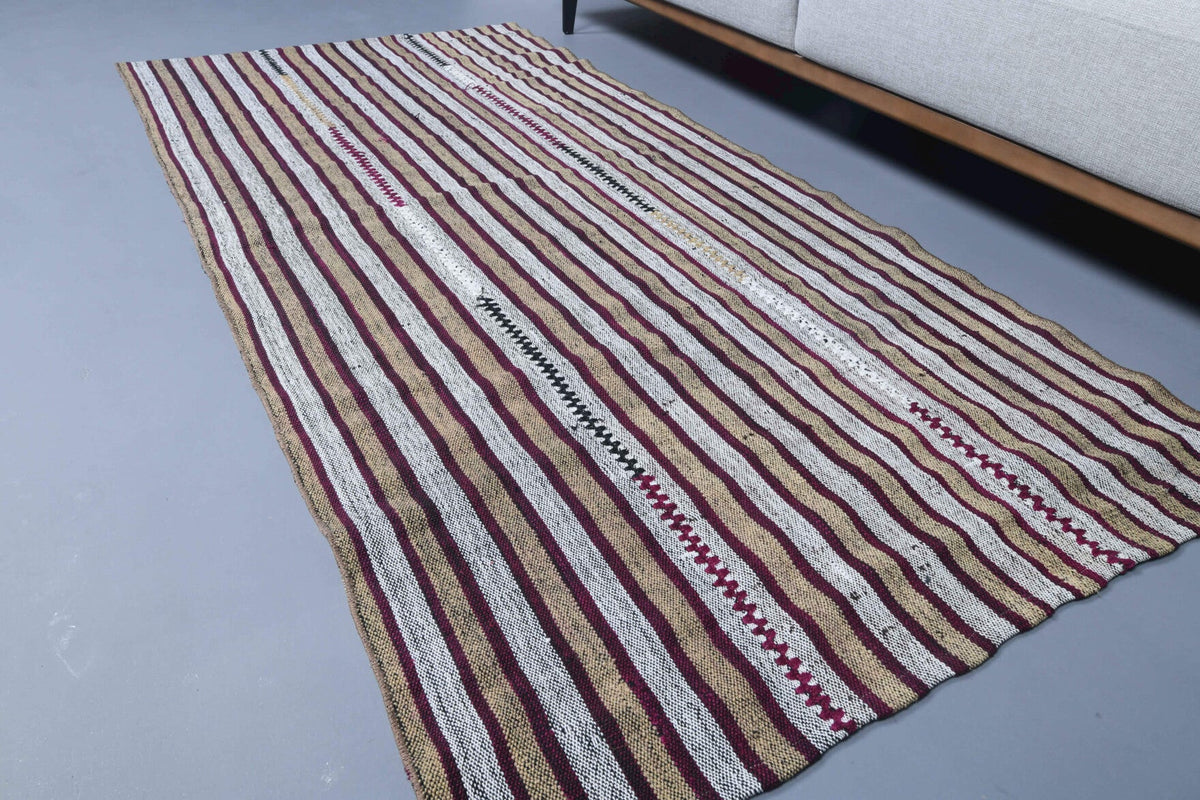 Handmade Vintage Kilim Runner Rug
