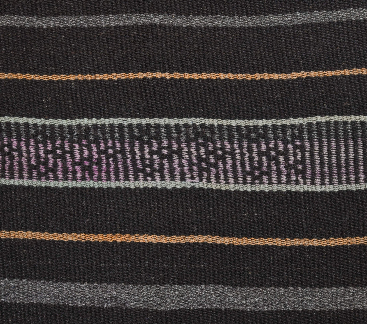Hazal - Dark Striped Kilim Rug