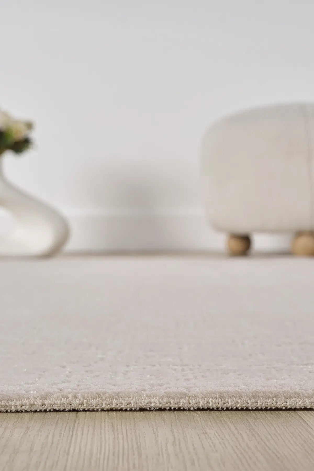 Bej Modern Mimari Çizgili Prestij Salon Halısı - 8080BI