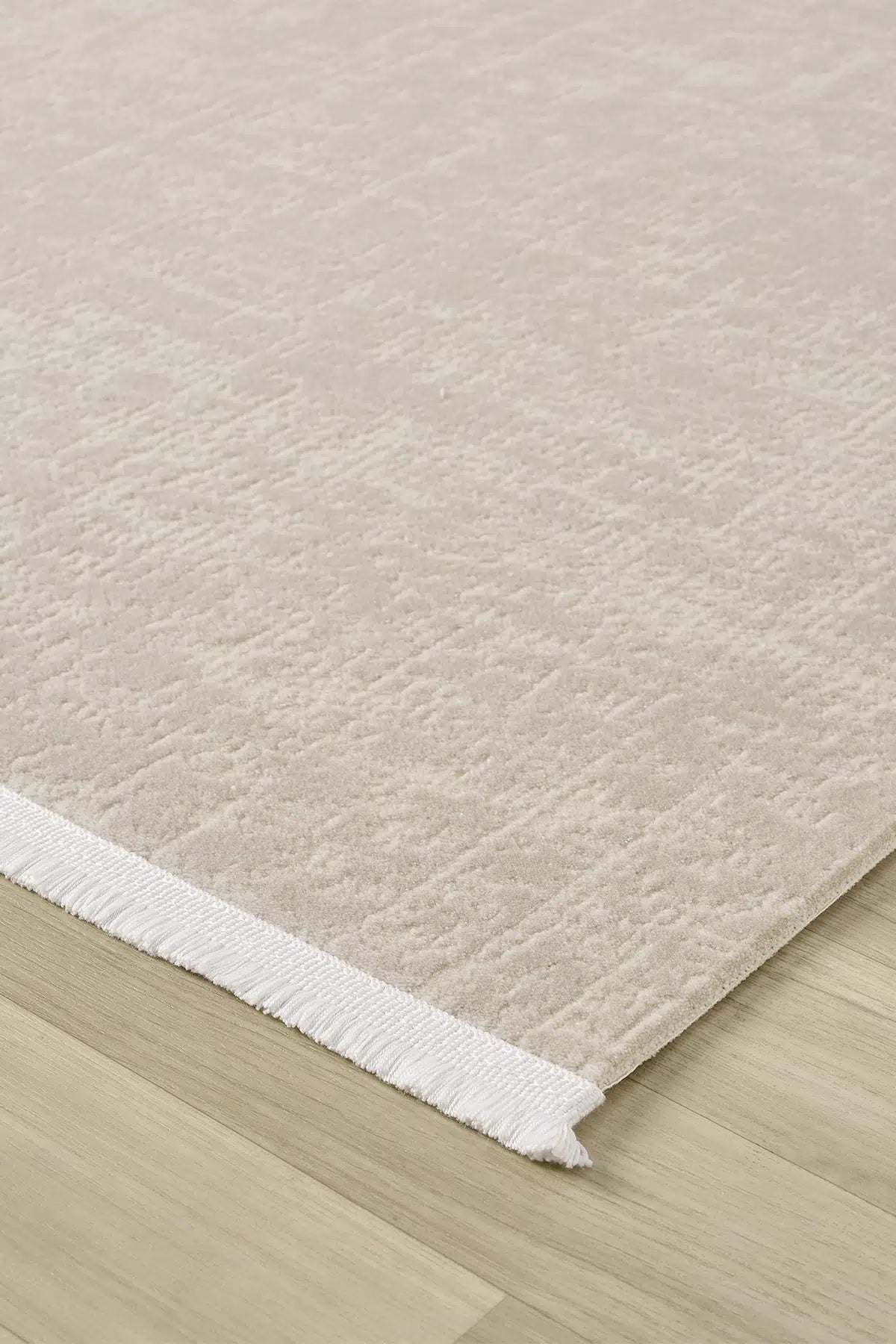 Bej Modern Mimari Çizgili Prestij Salon Halısı - 8080BI