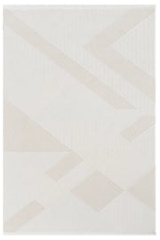 Bej Modern Desenli Lüks Halı - 0557BL