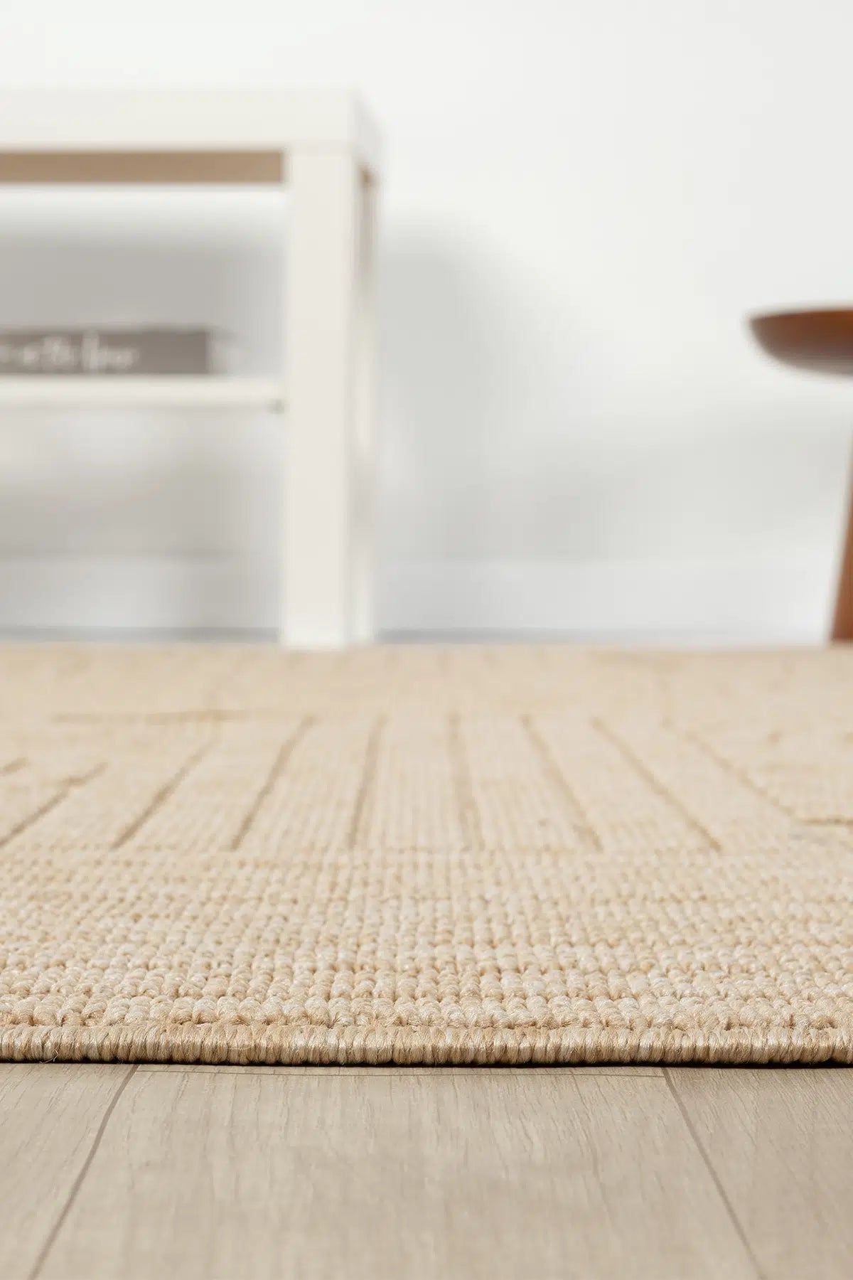 Bej Bukle Dokulu Sade Modern Halı 623BL – salon, oturma odası ve yatak odası için bej halı