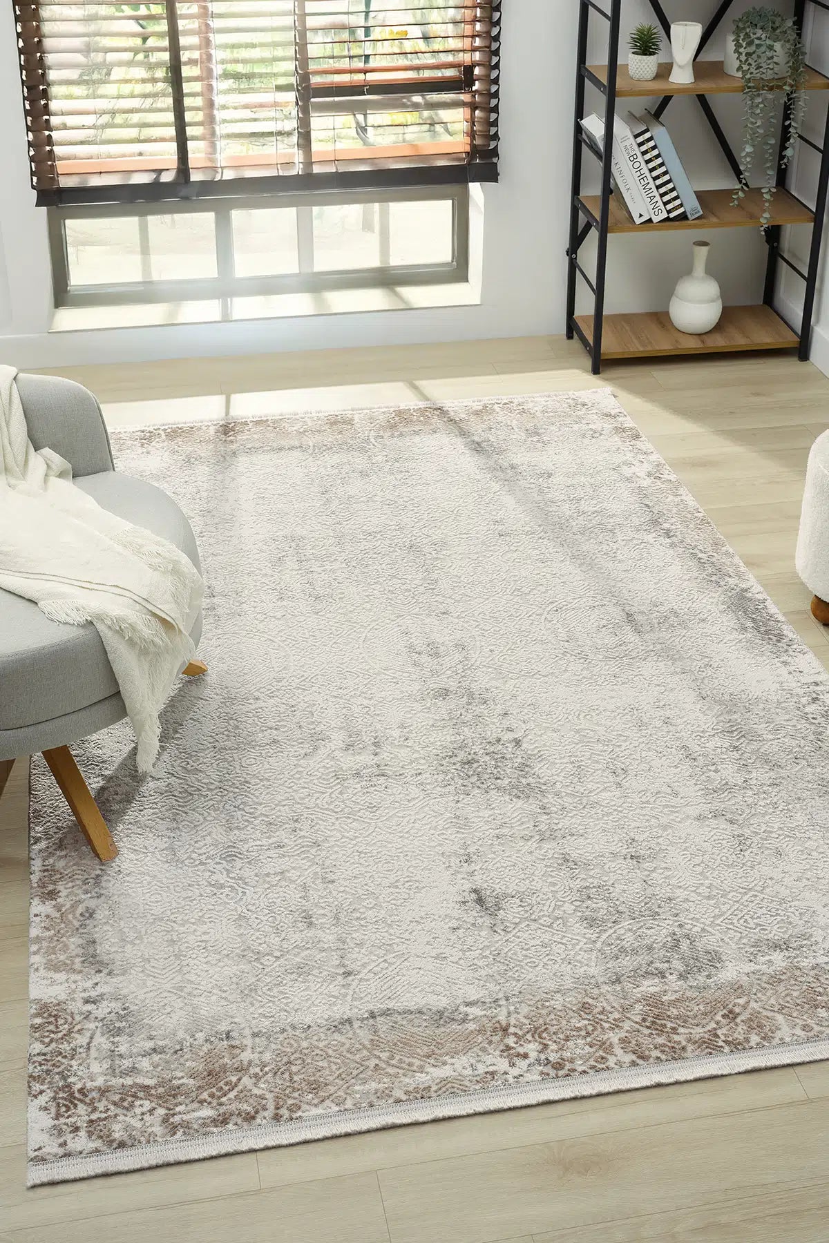 Vizon Geleneksel Motifli Modern Salon Halısı - 4003VM