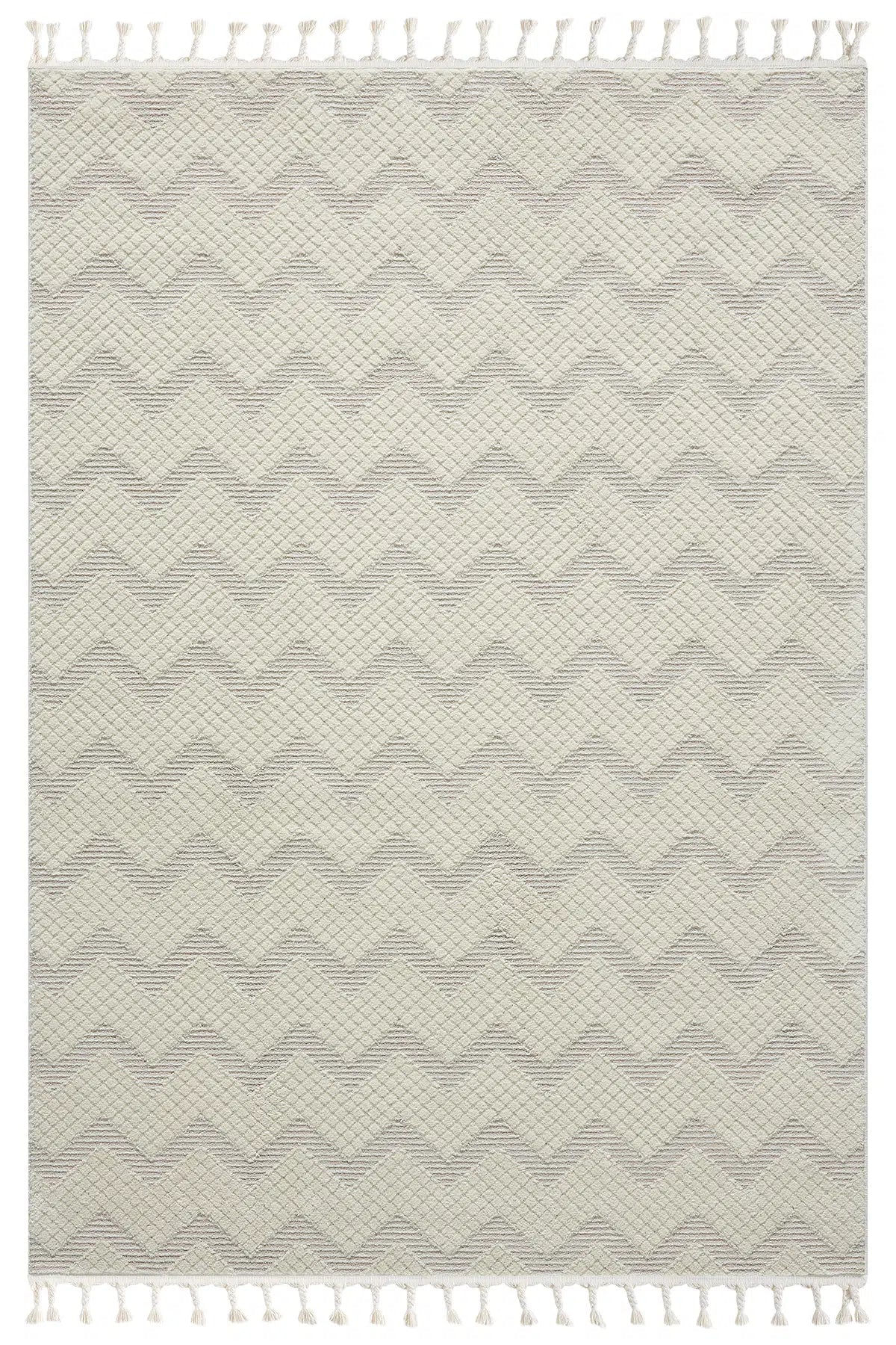 Bej Modern Desenli Lüks Halı - 1102BM