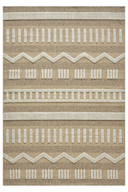 Sarı Fas Desenli Bohem Etnik Modern Halı - 676SM
