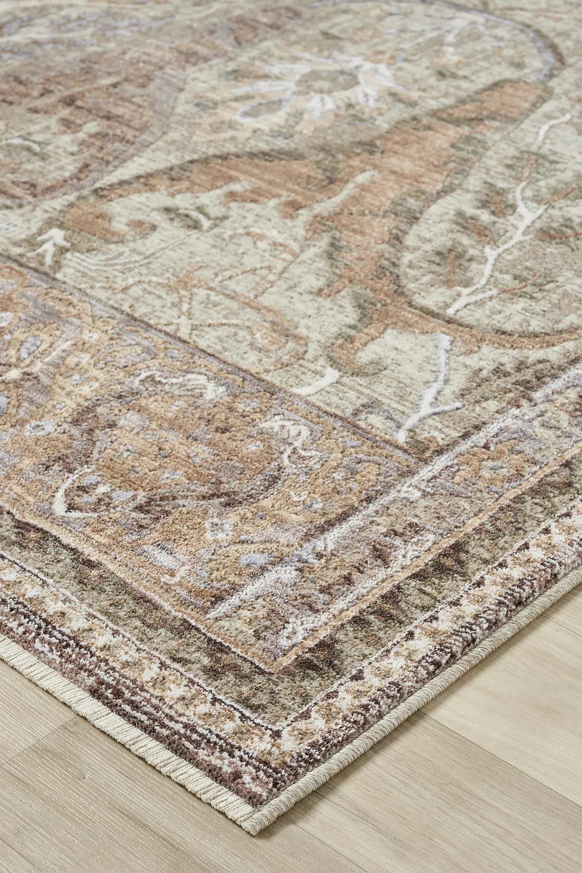 Bej Soyut Sanatsal Çok Renkli Modern Halı - 800BM