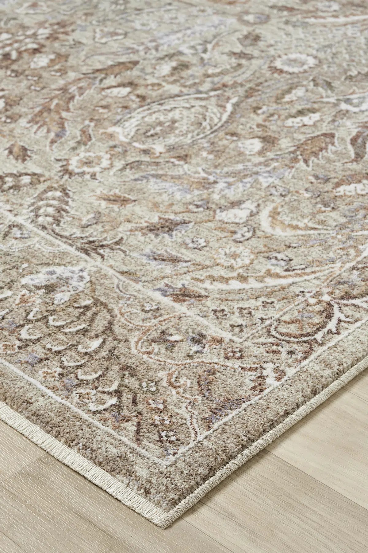 Bej Soyut Sanatsal Çok Renkli Modern Halı - 804BM