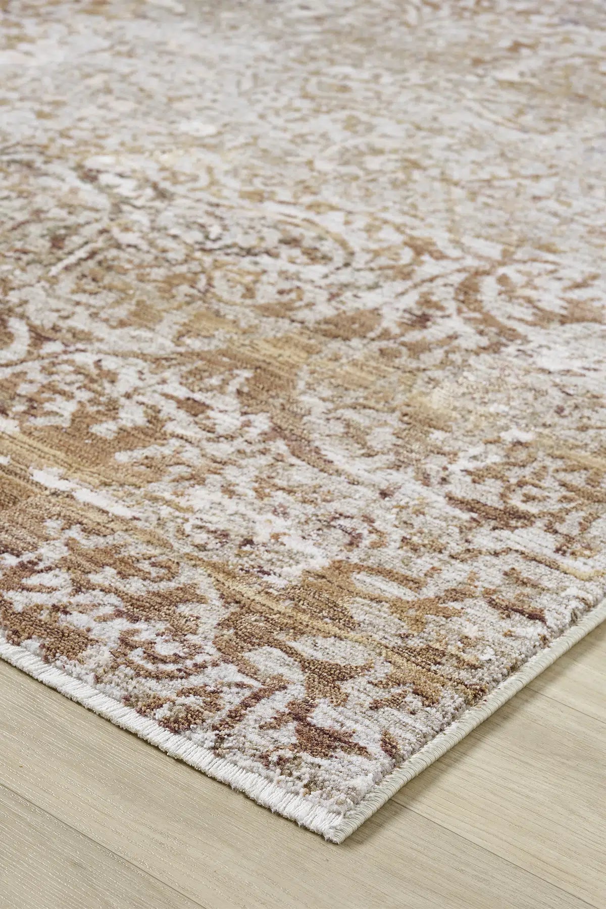 Bej Soyut Sanatsal Çok Renkli Modern Halı - 805BM