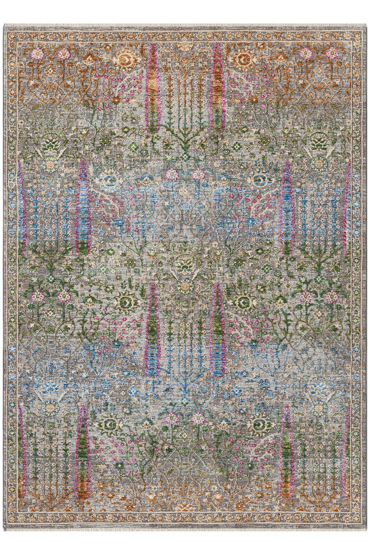 Çok Renkli Soyut Sanatsal Çok Renkli Modern Halı - MN801ÇO - 801MM