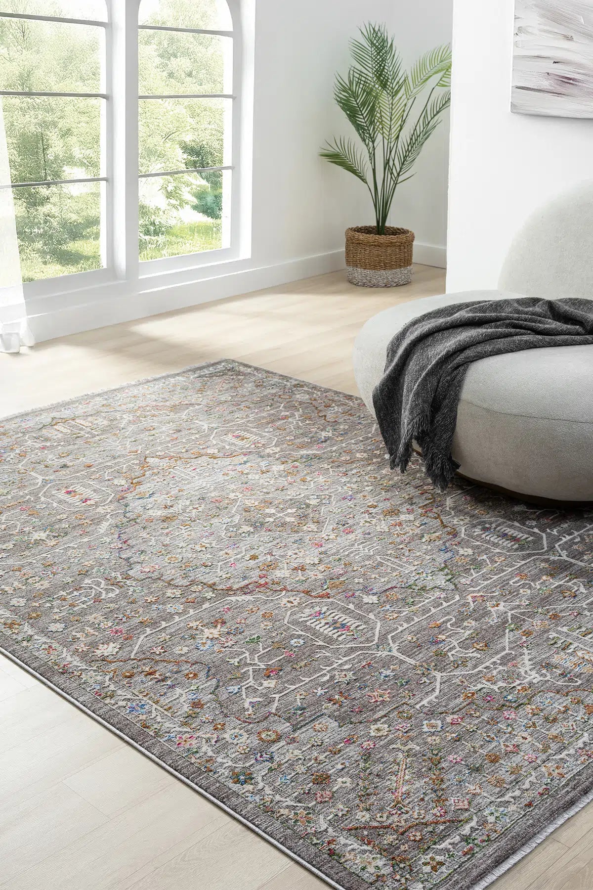 Çok Renkli Soyut Sanatsal Çok Renkli Modern Halı - MN803ÇO - 803MM