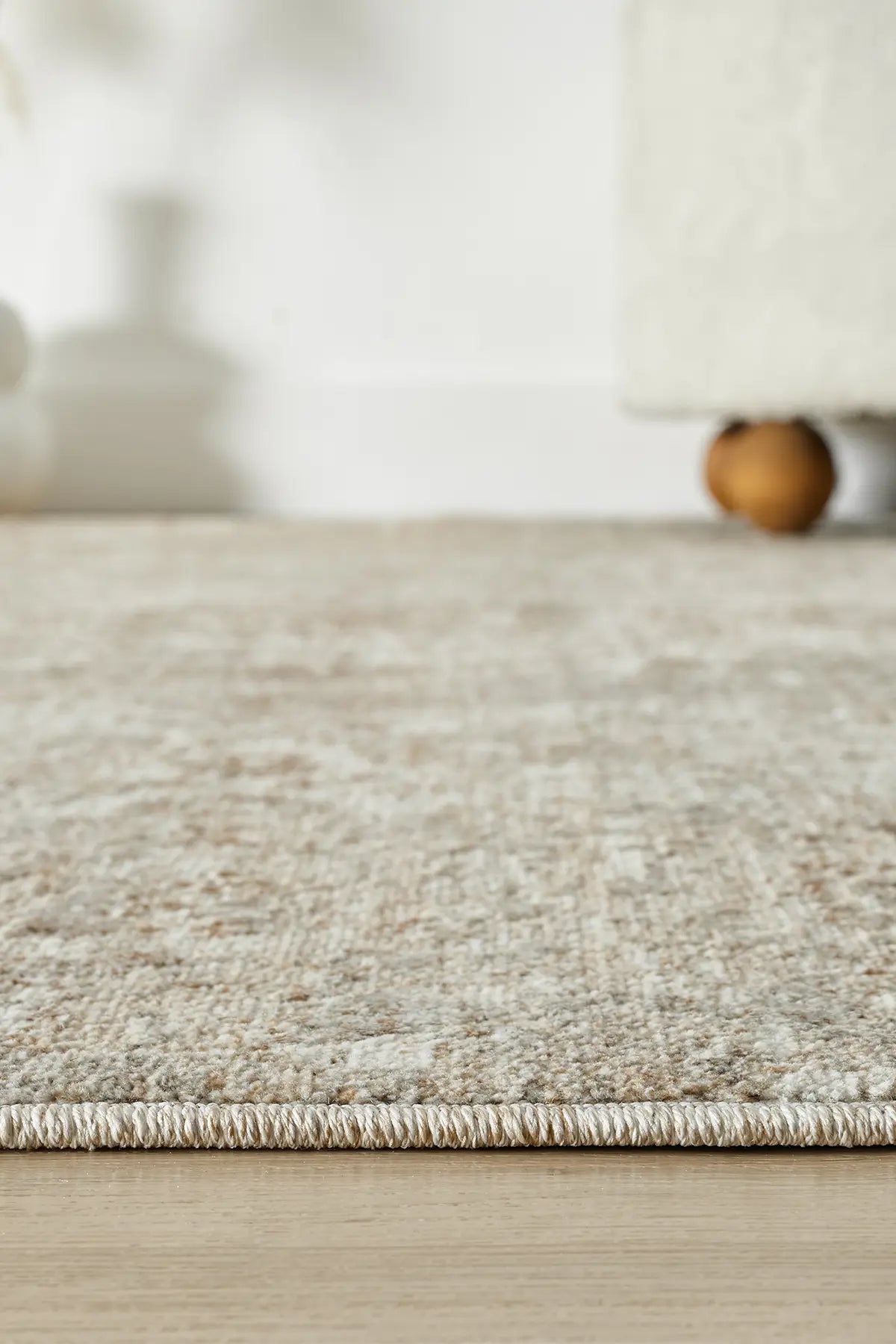 Gri Yalın Dokuma Naturel Minimalist Halı - 1300GN