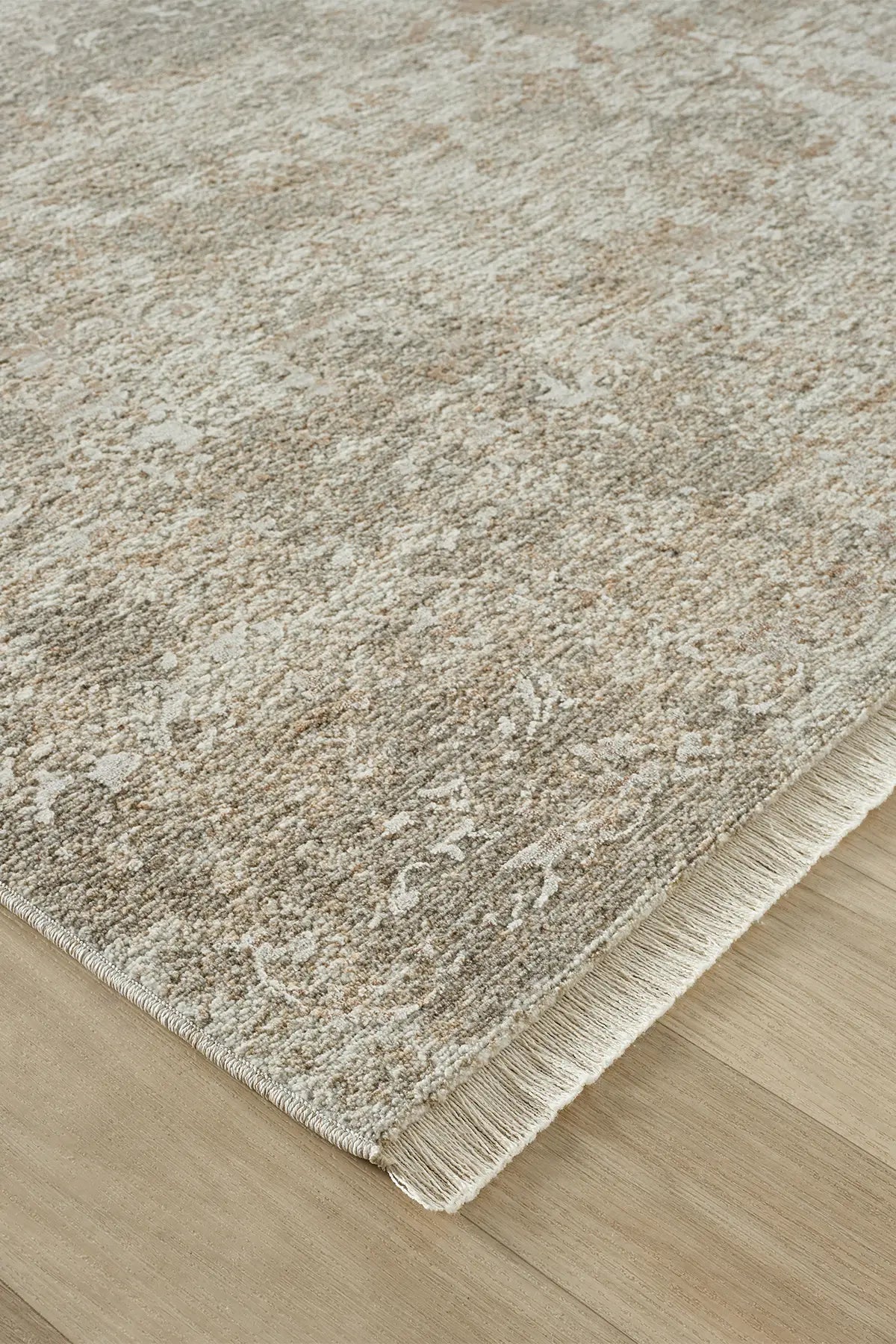 Gri Yalın Dokuma Naturel Minimalist Halı - 1300GN