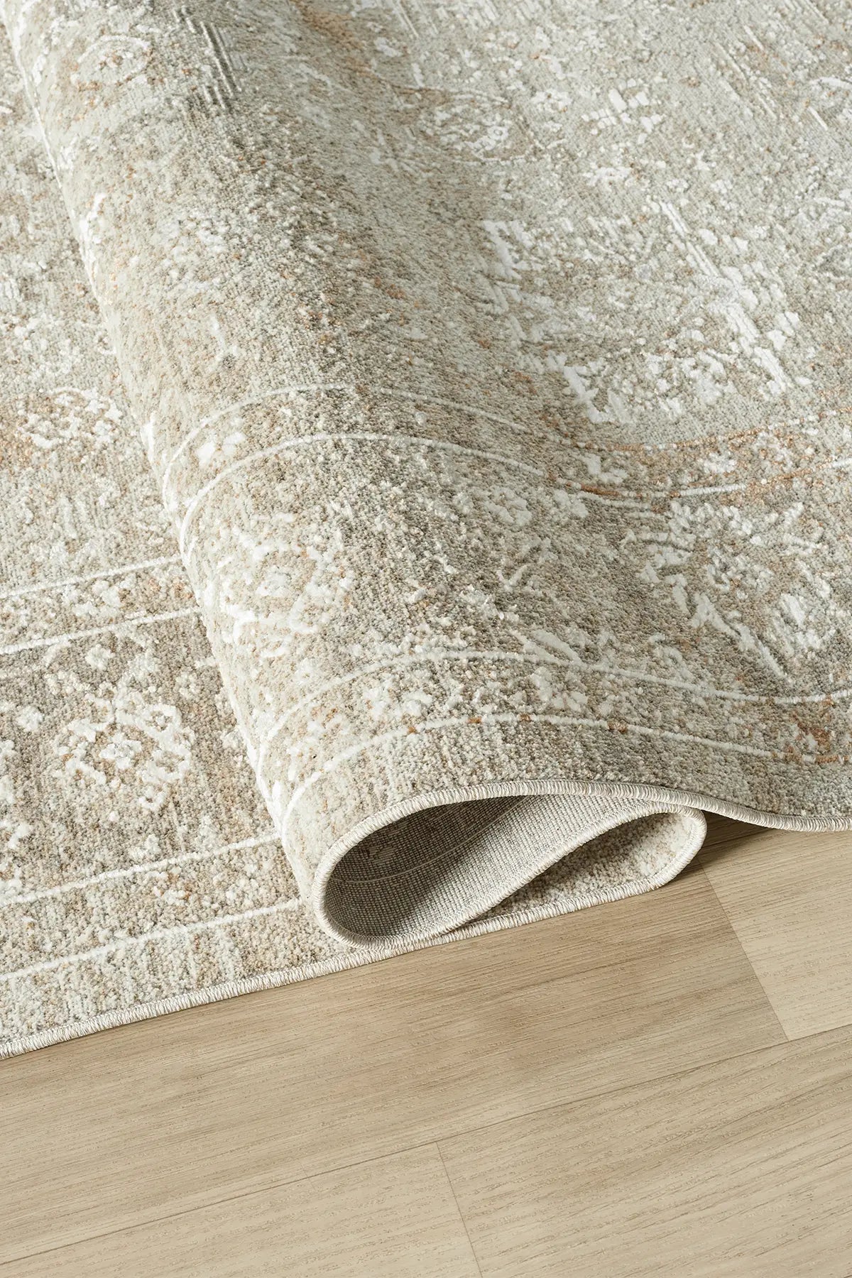 Gri Yalın Dokuma Naturel Minimalist Halı - 1301GN
