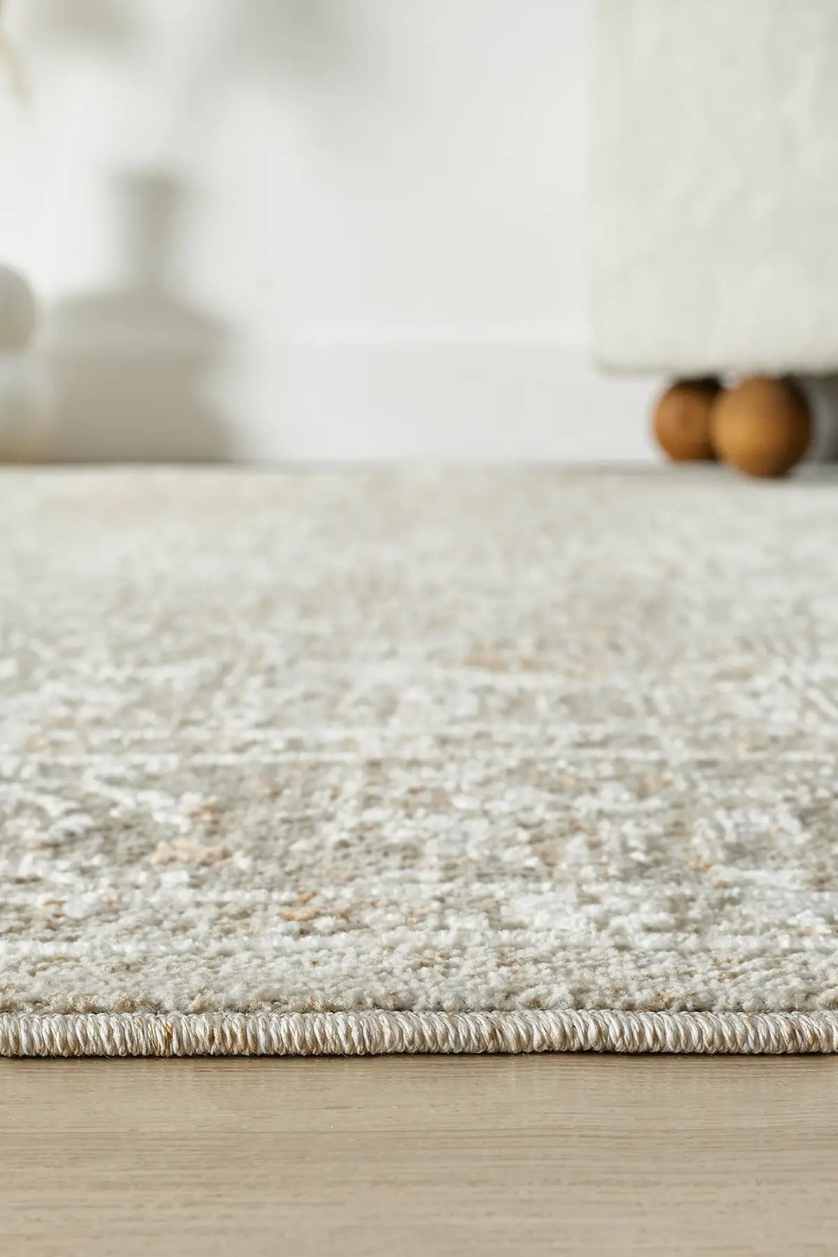 Gri Yalın Dokuma Naturel Minimalist Halı - 1301GN